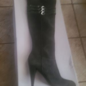 Calvin Klein oven knee suede boots